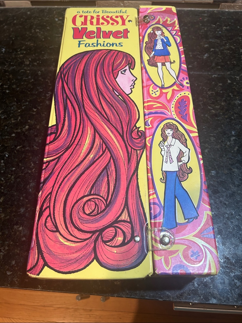 Chrissy velvet fashions carrying case